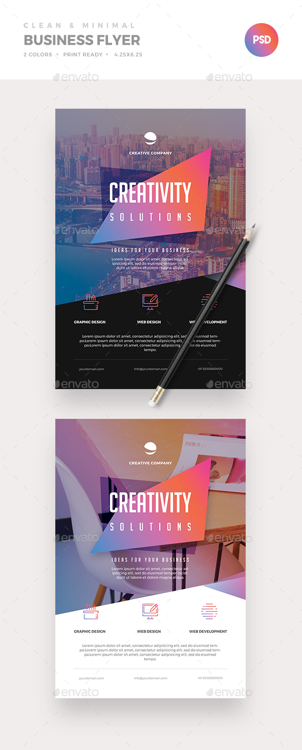 Minimal Business Flyer - Corporate Flyers