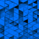 Blue Triangles Background Random Loop - VideoHive Item for Sale