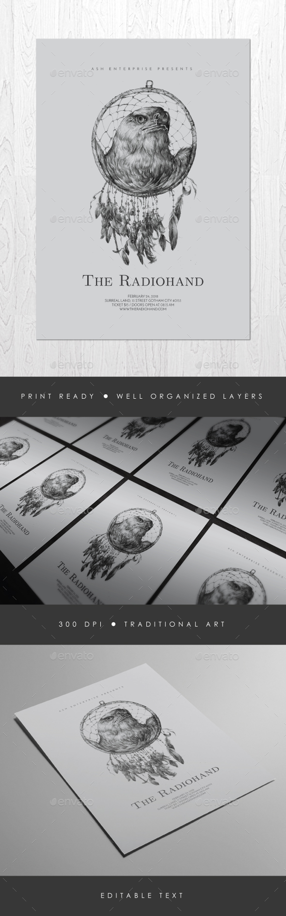 Indie Band Gig Flyer Vol. 4 - Concerts Events