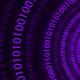 Purple Digital Data Tunnel - VideoHive Item for Sale