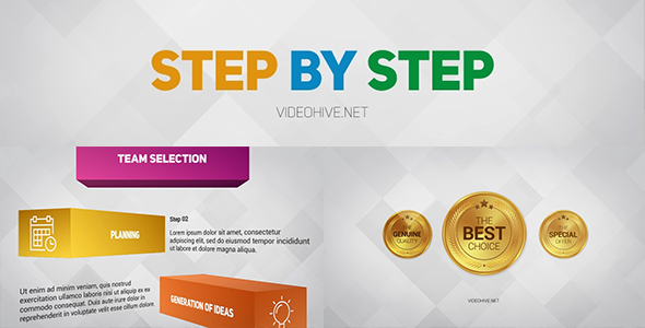 Step By Step - VideoHive 21402840