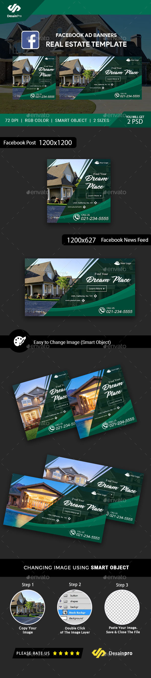 Real Estate FB Ad Banners - AR