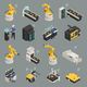 Smart Industry Isometric Icons Set, Vectors | GraphicRiver