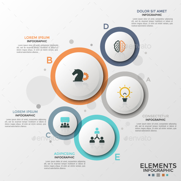 Modern Infographic Circles Template - Infographics