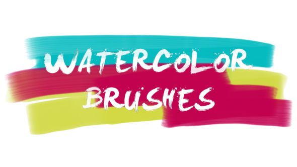 30 Watercolor Brushes