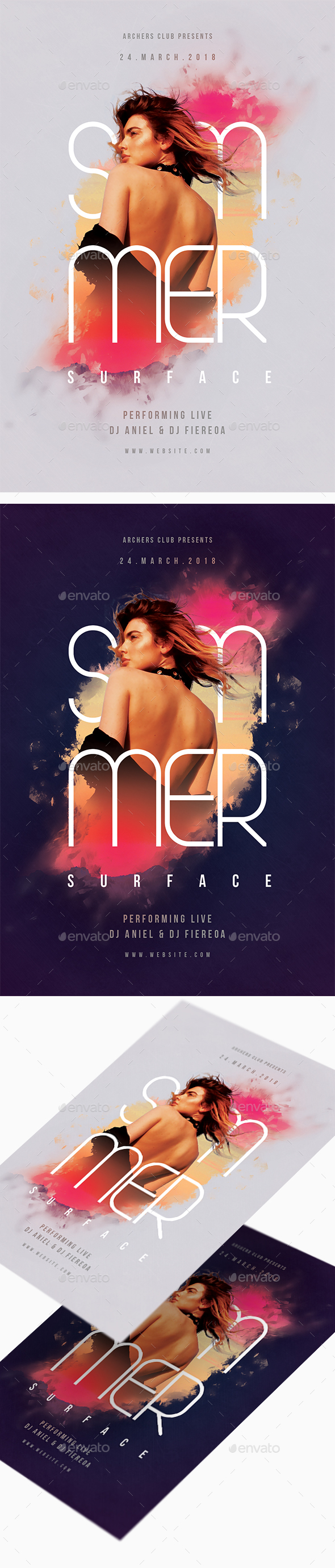 Summer Party Flyer - Clubs & Parties Events