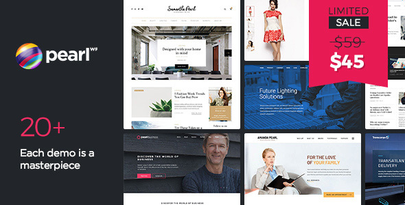 Pearl - Multipurpose & Corporate Business WordPress Theme - Business Corporate