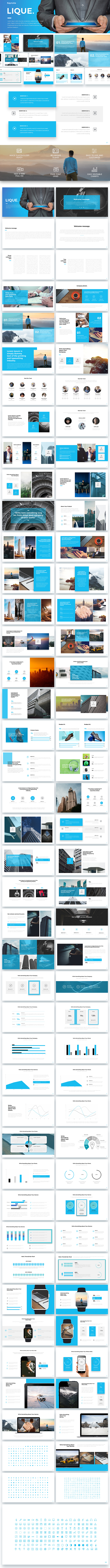 Ligue Keynote Template - Keynote Templates Presentation Templates