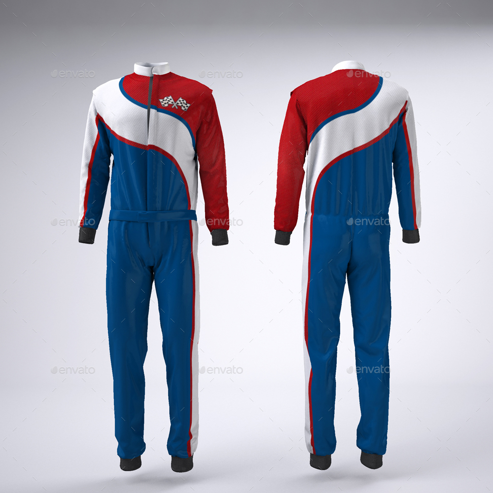 Driving, Racing Suit MockUp by Sanchi477 GraphicRiver