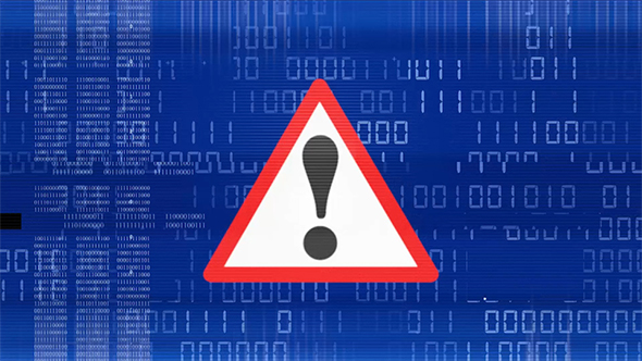 HD Glitch Digital Code - Sign Attention alt