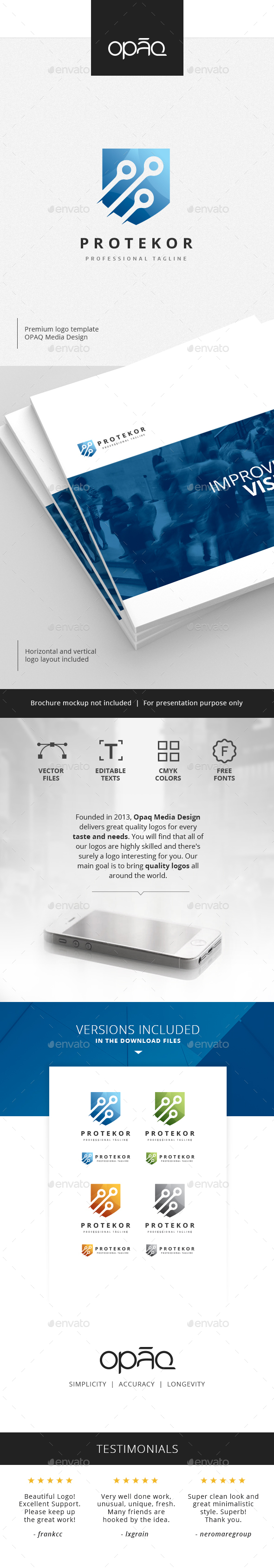 Digital Protection Logo - Symbols Logo Templates