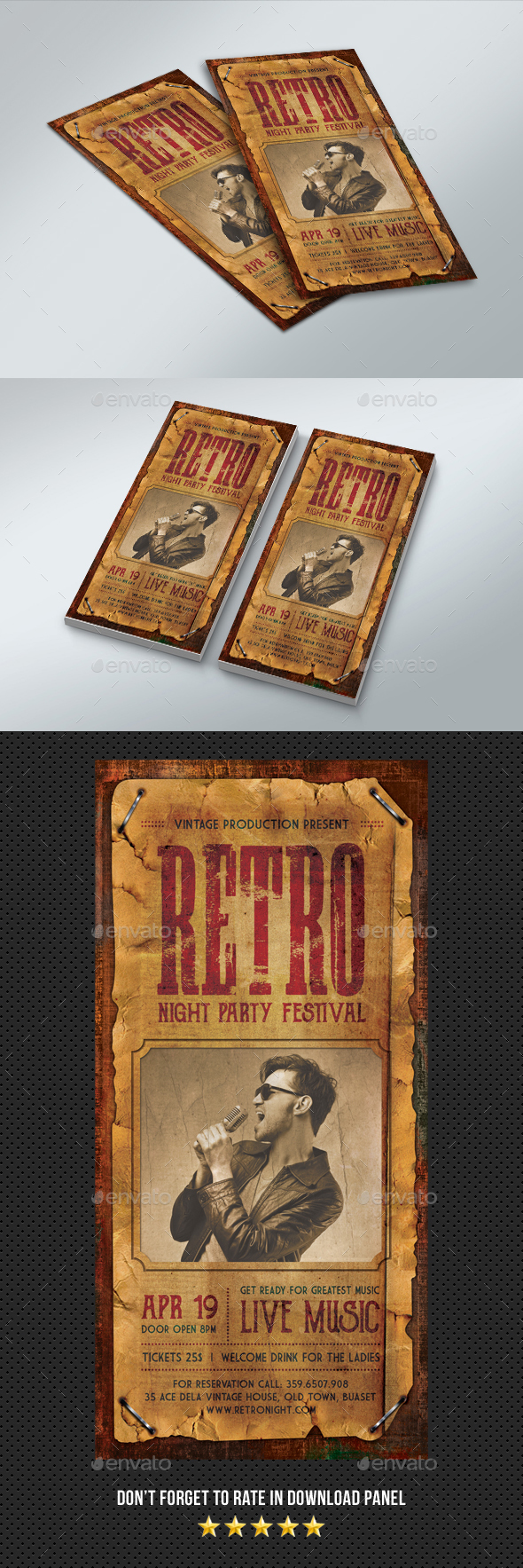 DL Retro Flyer - Events Flyers