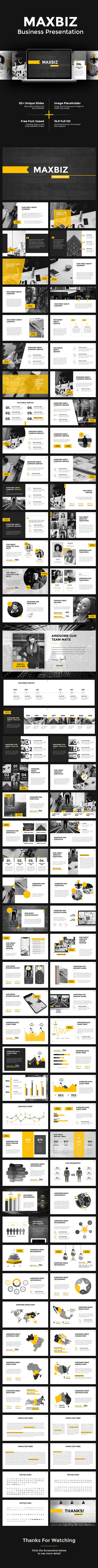 Maxbiz - Business Google Slides - Google Slides Presentation Templates