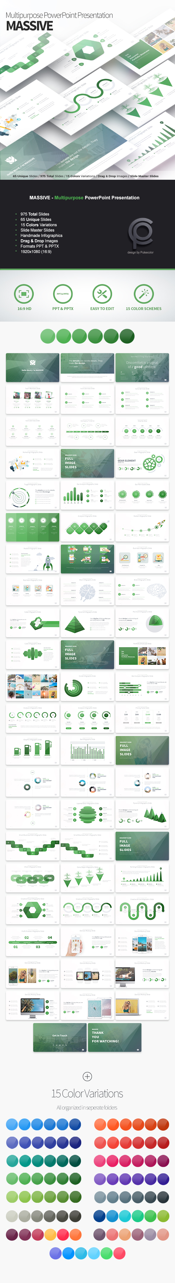 MASSIVE - Multipurpose PowerPoint Presentation - Business PowerPoint Templates