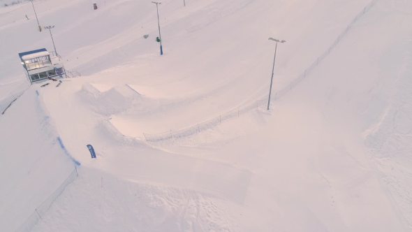 Snowboard Competition Big Air