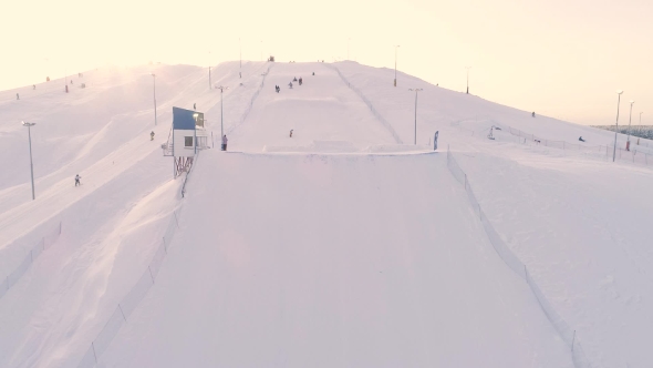 Snowboard Competition Big Air