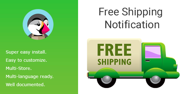 Free Shipping Notification - CodeCanyon 21411709