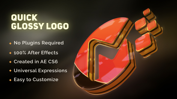 Quick Glossy Logo 3D