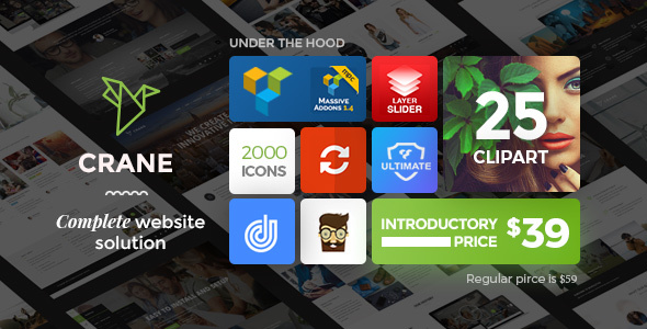 Crane - Highly Customizable Multi-Purpose WordPress Theme - WordPress