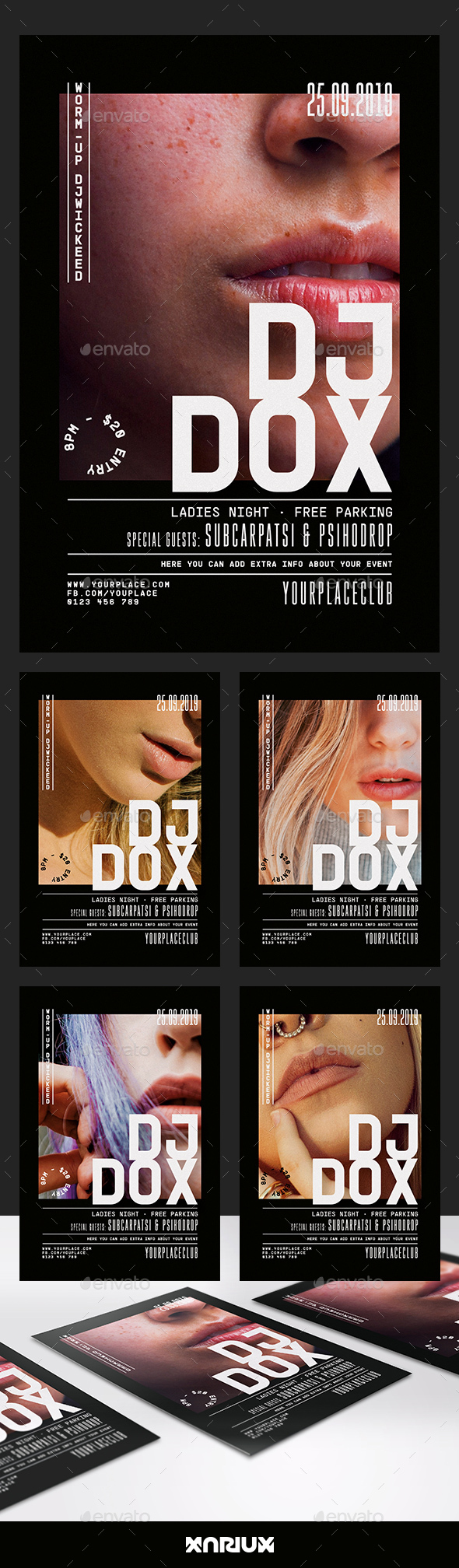 DJ Concert Flyer & Poster - Clubs & Parties Events