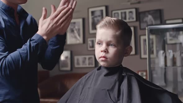 Little Hipster in Barbershop alt