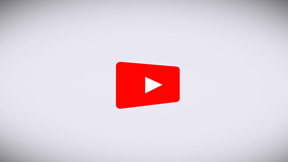 The Youtube Logo Transforms Into A Subscribe Button On A White