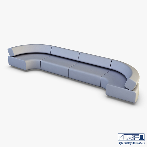 Atollo Sofa v 2 - 3DOcean Item for Sale
