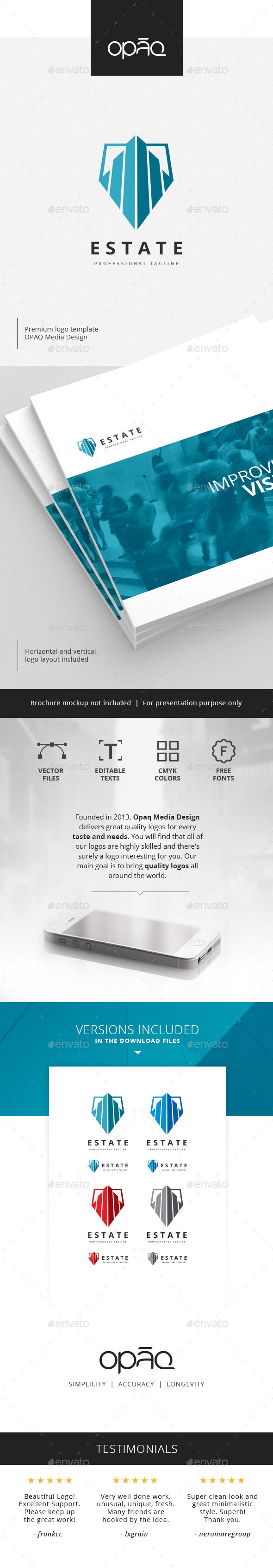 Real Estate Financial Logo - Symbols Logo Templates