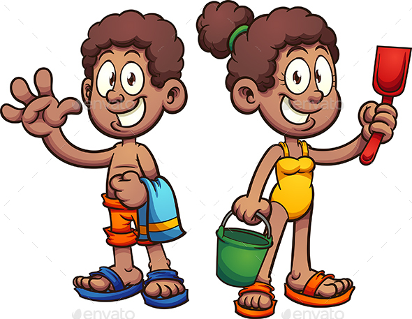 Cartoon Kids - People Characters