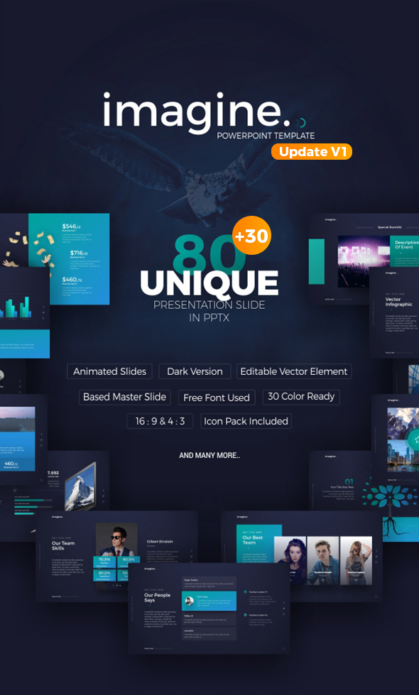 Imagine PowerPoint Template - Business PowerPoint Templates
