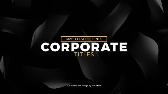 Corporate Titles - VideoHive 21418668