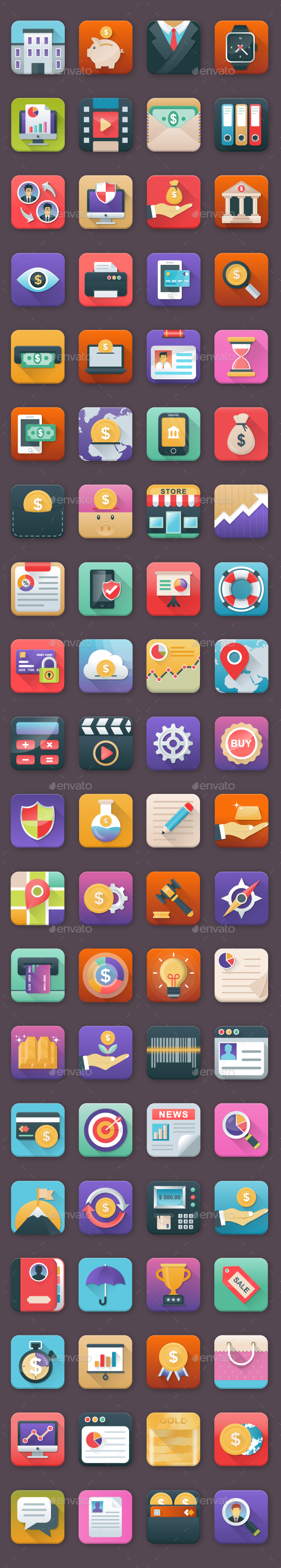 80 Finance App Icons - Icons
