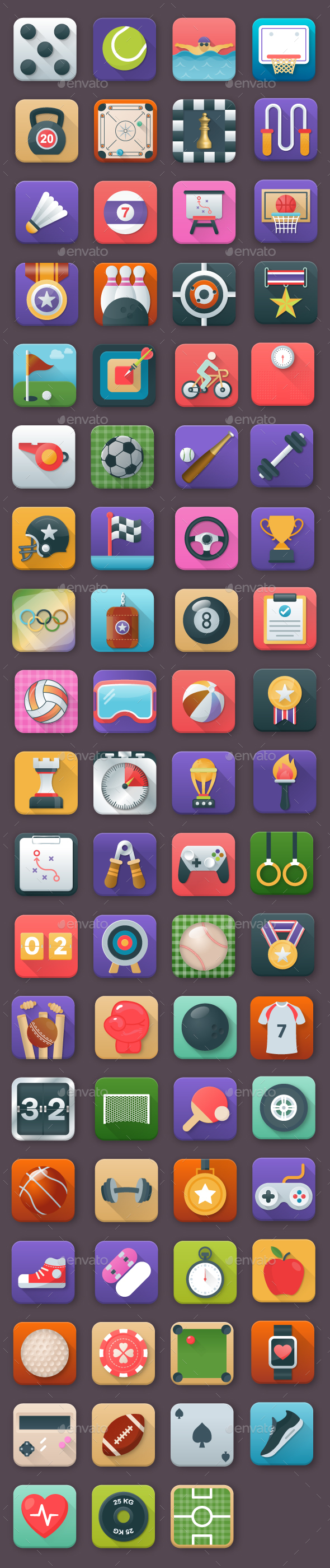 75 Sports App Icons - Icons