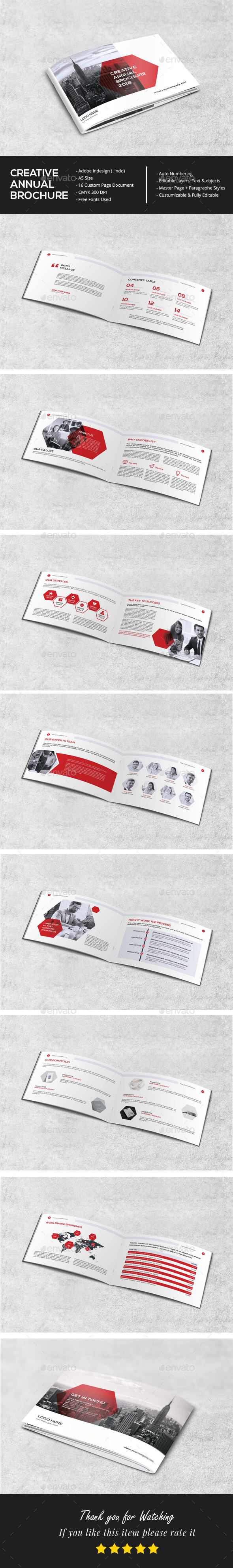 A5 Clean Annual Brochure - Brochures Print Templates