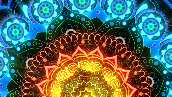 Mandala Sun Rays Stage