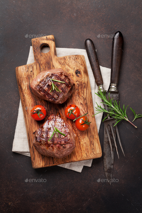 Grilled fillet steak - Stock Photo - Images