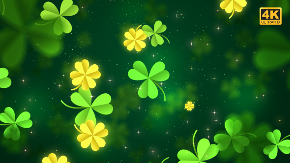 Clover Leaves Background alt