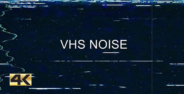 VHS Noise Old TV Overlay 4K