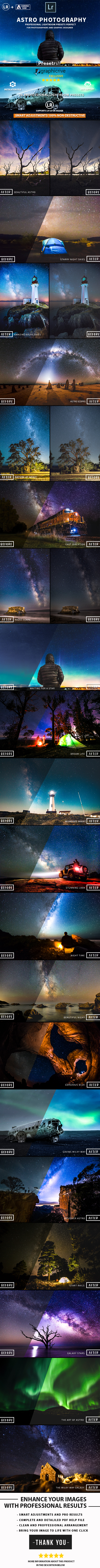 20 Pro Astrophotography Lightroom Presets - Lightroom Presets Add-ons