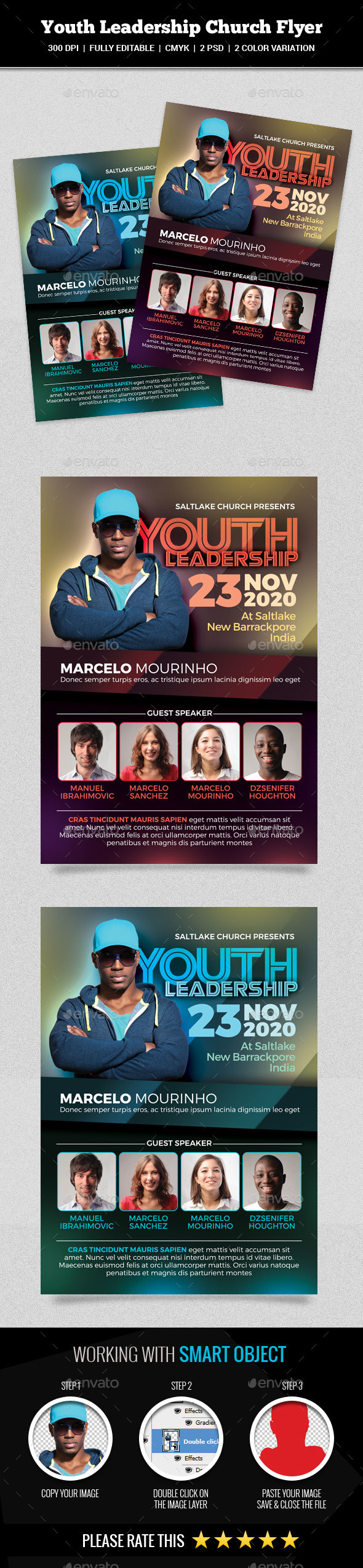 Youth Leadership Church Flyer - Church Flyers