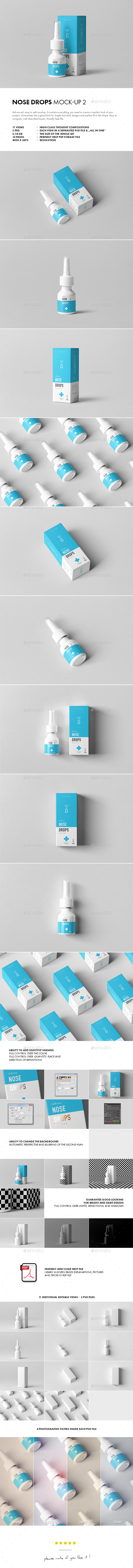 Nose Drops Mock-up 2 - Miscellaneous Packaging