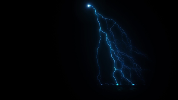 Electric Arcs or Lightning Strikes. Electrical Storm. alt