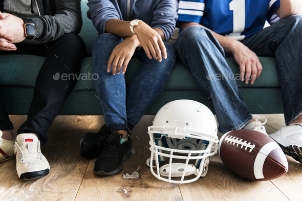 Friends cheering sport league together Stock Photo by Rawpixel | PhotoDune
