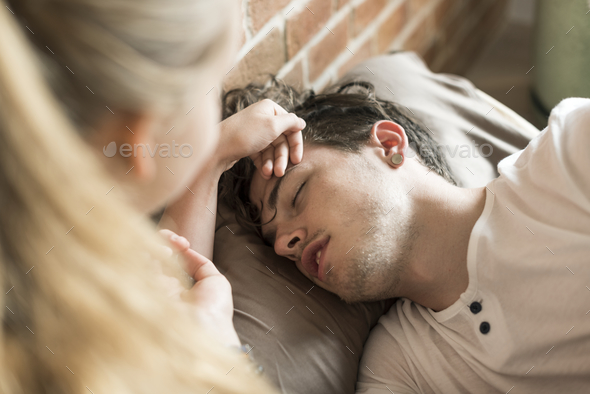 Caucasian man with high fever Stock Photo by Rawpixel | PhotoDune