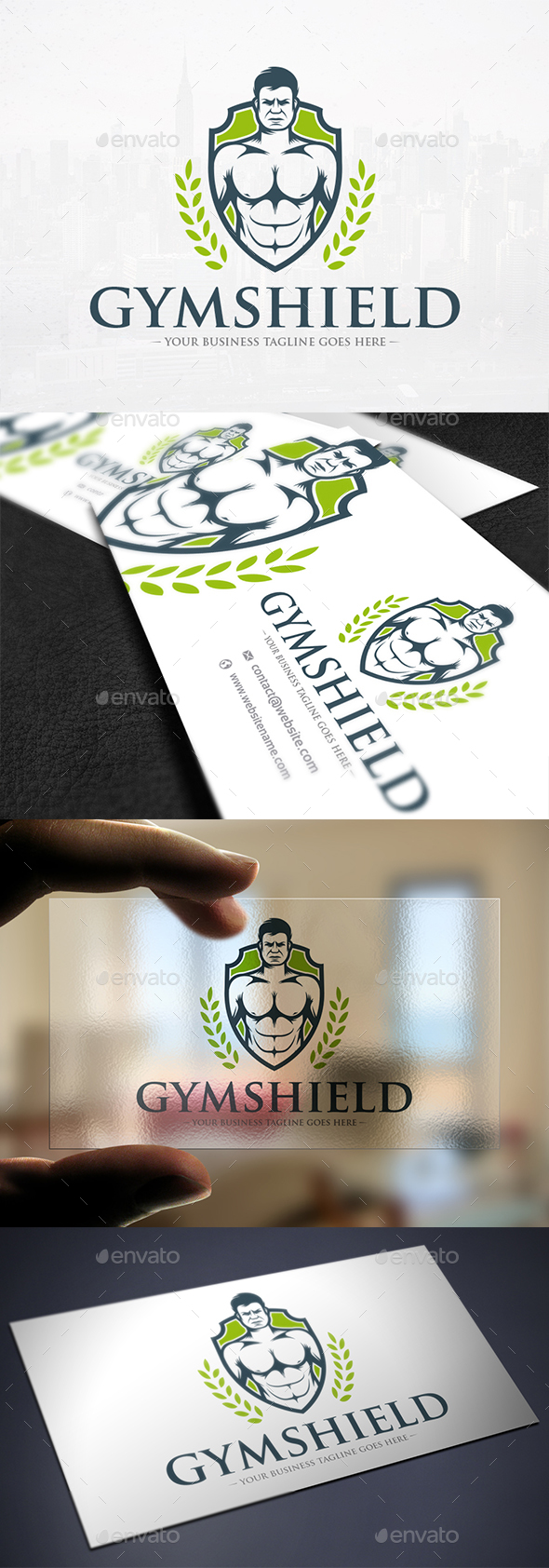 Gym Shield Crest Logo - Crests Logo Templates