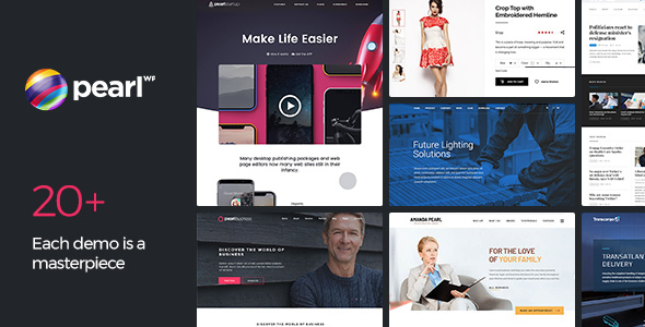 Pearl - Multipurpose & Corporate Business WordPress Theme - Business Corporate