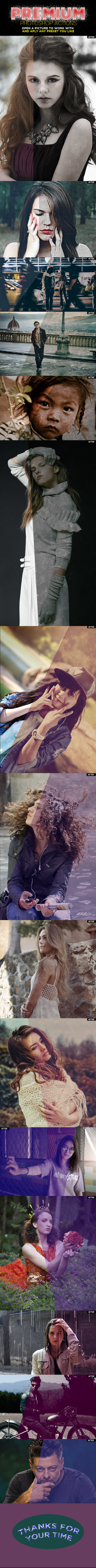 grunge Photoshop Actions - Photo Effects Actions