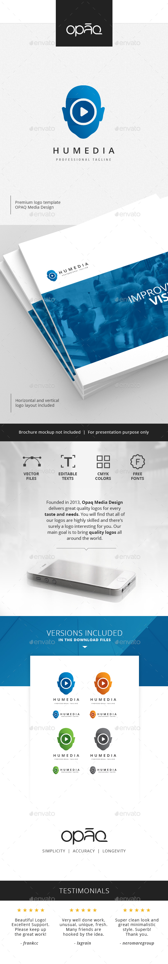 Human Media Logo - Humans Logo Templates