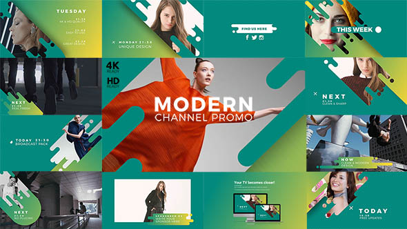 Modern Channel Promo - VideoHive 21413897