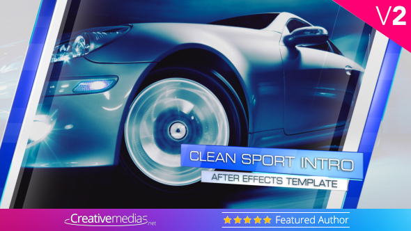 Clean Sport Intro - VideoHive 6445760